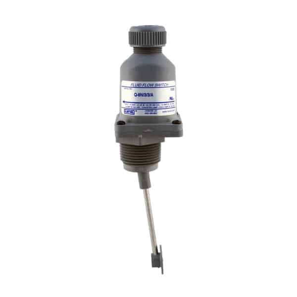 Harwil Q-8DS Flow Switch, 5 to 80 GPM, 1 in NPT Side Port, SPDT 15 Amp