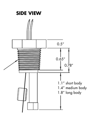 Harwil Q-12N, Q-12CR, and Q-12DS product diagram