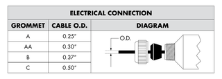 Harwil Q-8N and Q-8CR electrical connection diagram