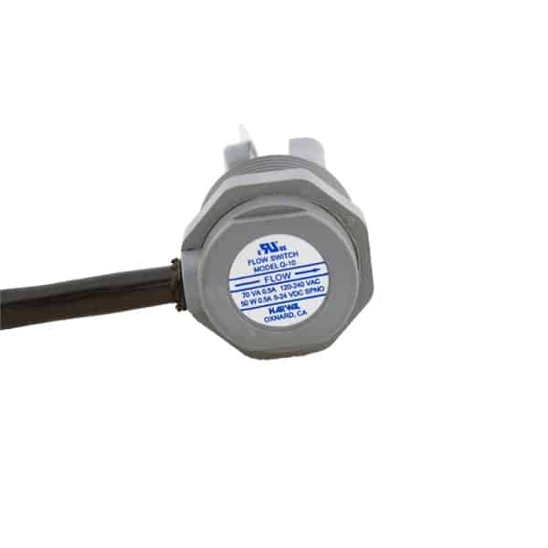 Harwil Q-10N / Q-10VCR Flow Switch, 0.7 to 1025 GPM, 1 in to 16 in Pipe